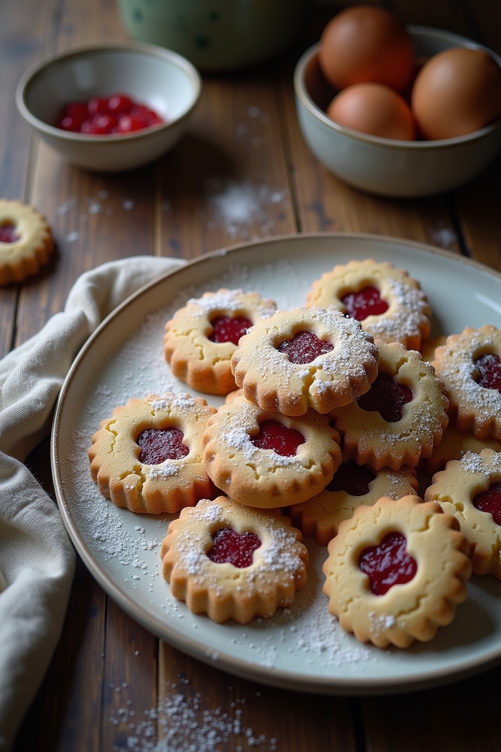 Linzer Plätzchen Rezept - Köstliche Weihnachtsbäckerei - gourmetpro.de