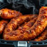 Bratwurst im Airfryer: Knusprig & perfekt gegart