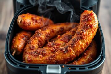 Bratwurst im Airfryer: Knusprig & perfekt gegart