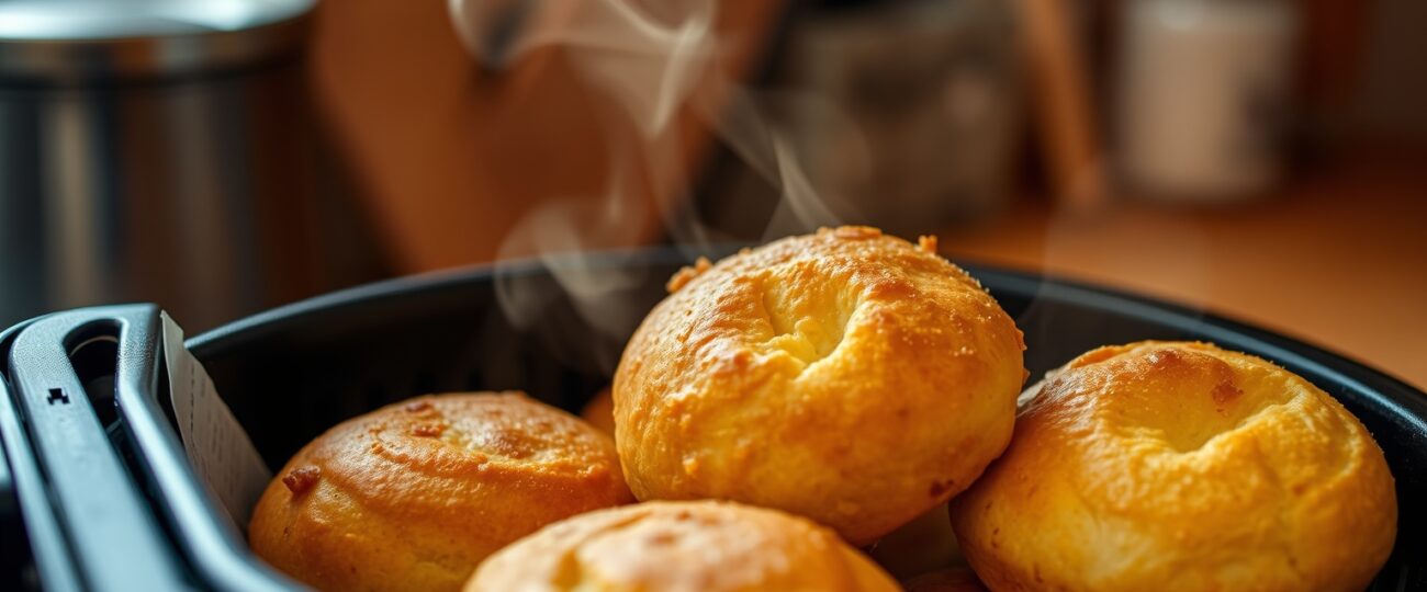 Brötchen im Airfryer aufbacken: So wird’s knusprig