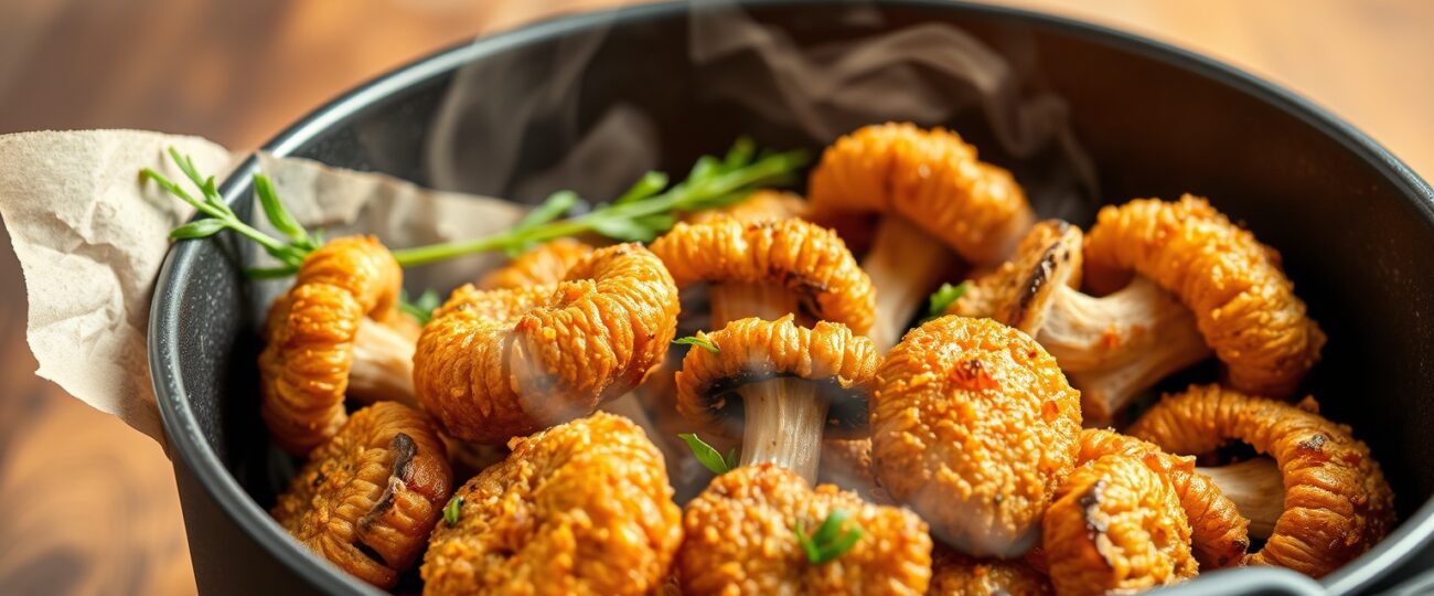 Champignons im Airfryer: Knusprig & perfekt zubereitet