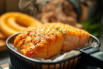 Gefrorener Lachs im Airfryer: Perfekt & Knusprig