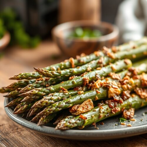 Grüner Spargel im Airfryer – knusprig & schnell