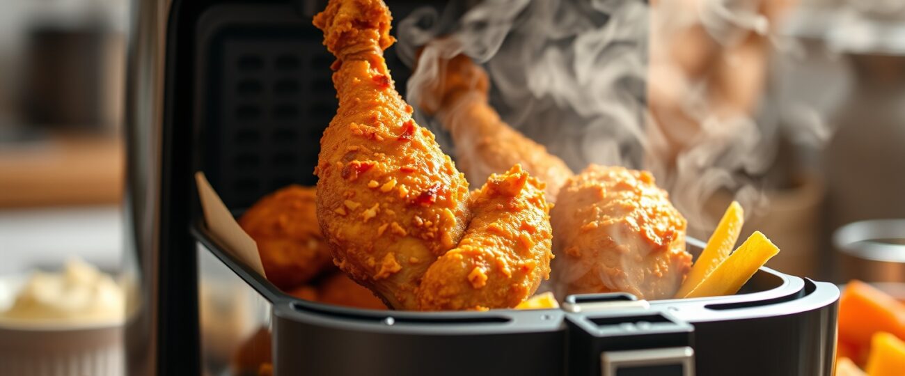 Hähnchen im Airfryer: Knusprig & Saftig in 30 Min