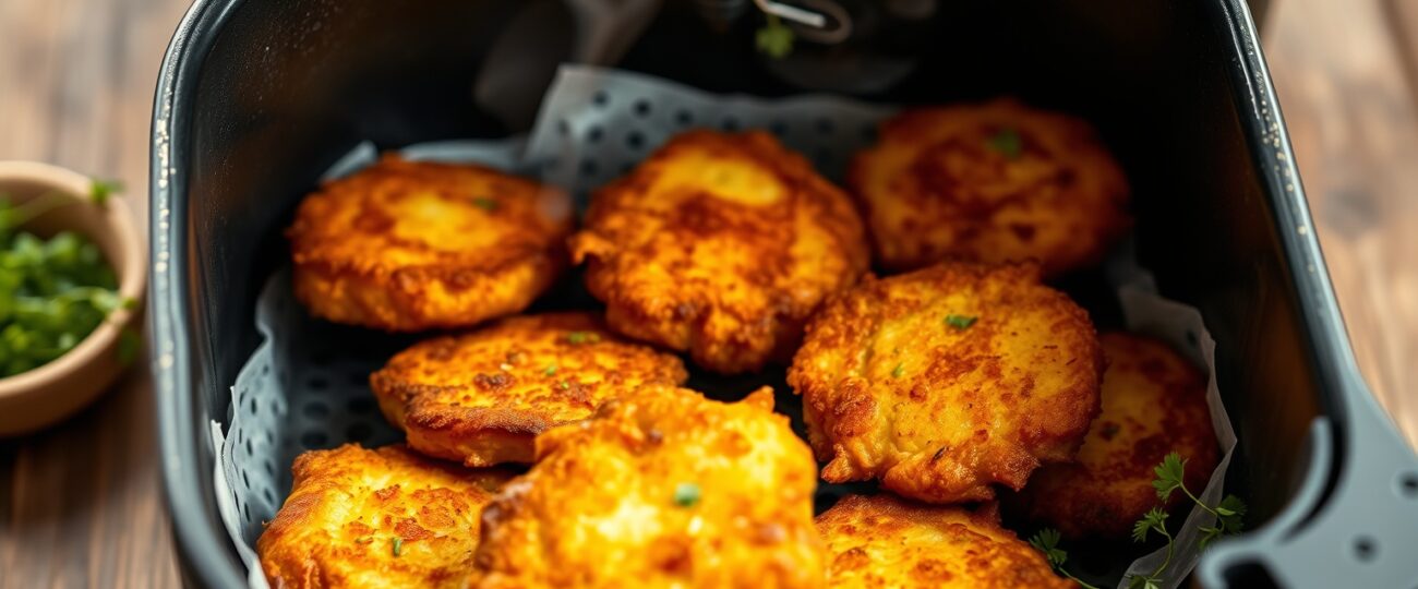 Kartoffelpuffer im Airfryer: Knusprig & Fettarm