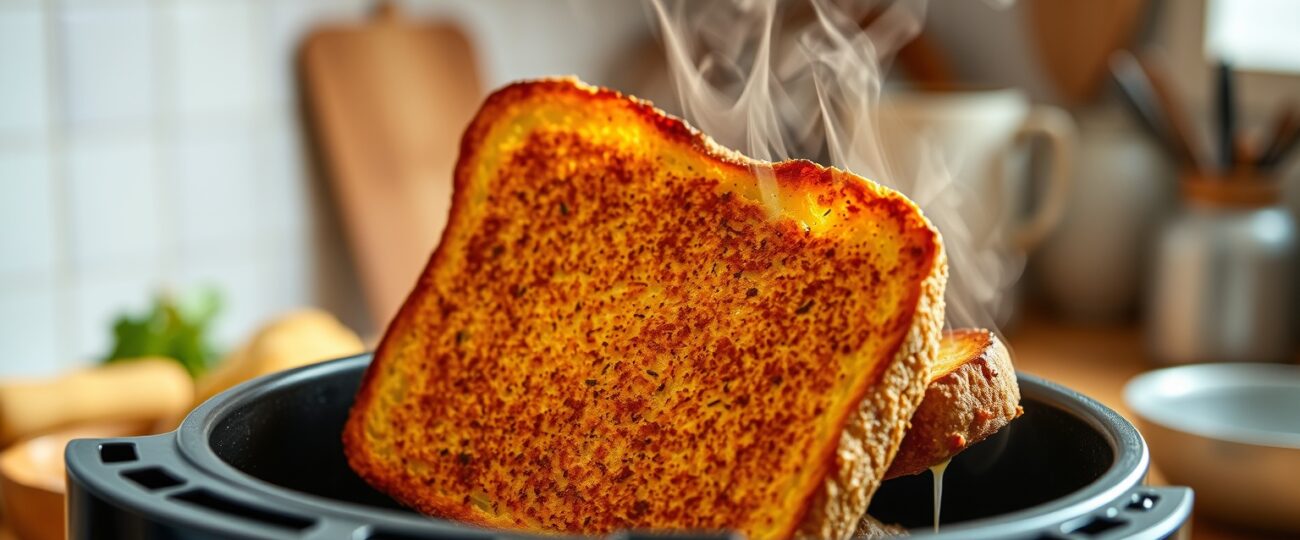 Toast im Airfryer: Perfekt knusprig in 5 Minuten