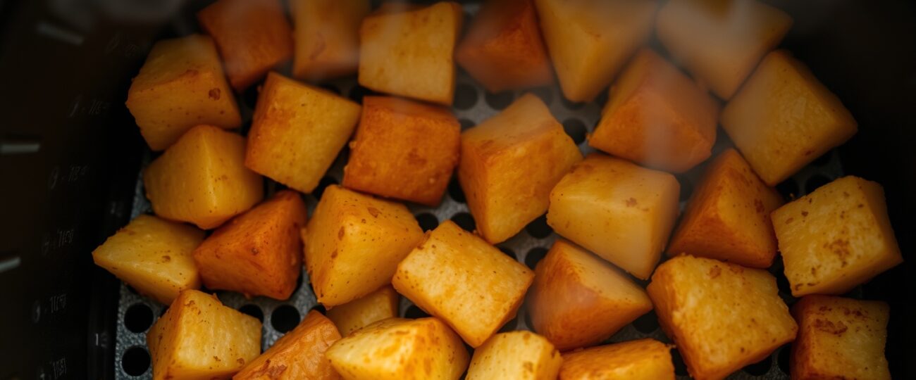 Rohe Kartoffeln in der Heißluftfritteuse: Garzeiten