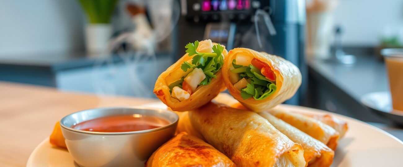 Frühlingsrollen im Airfryer: Knusprig & Schnell